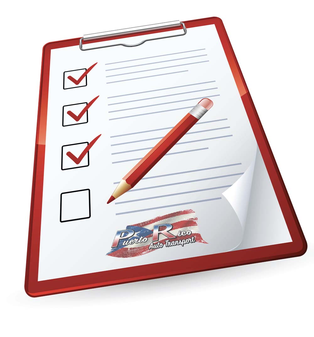 Puerto Rico Auto Transport Requirements